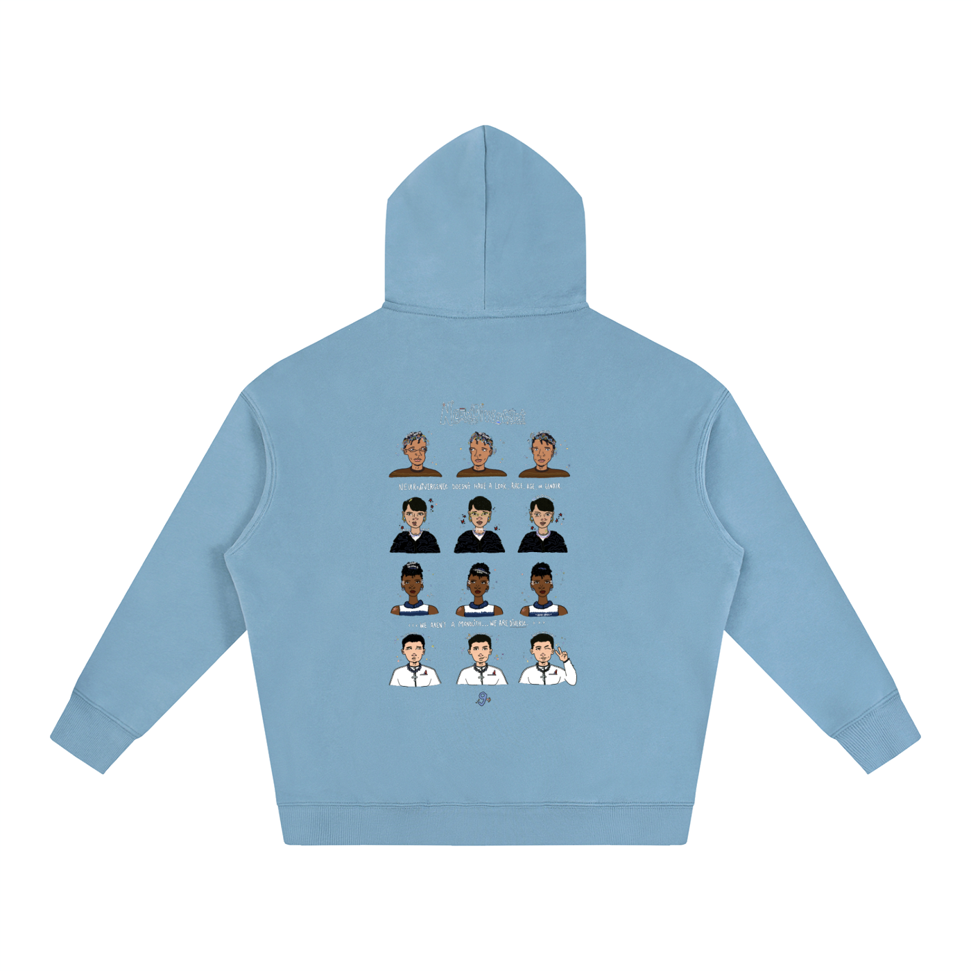 Neurodivergent: Oversized Fleeced Unisex Hoodie