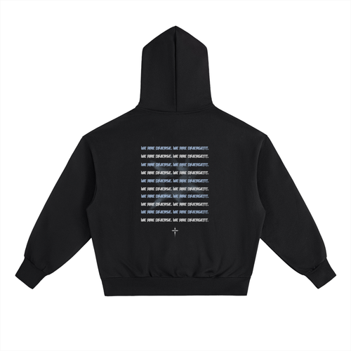 Grungy Neurodivergent Heavyweight Fleece Hoodie