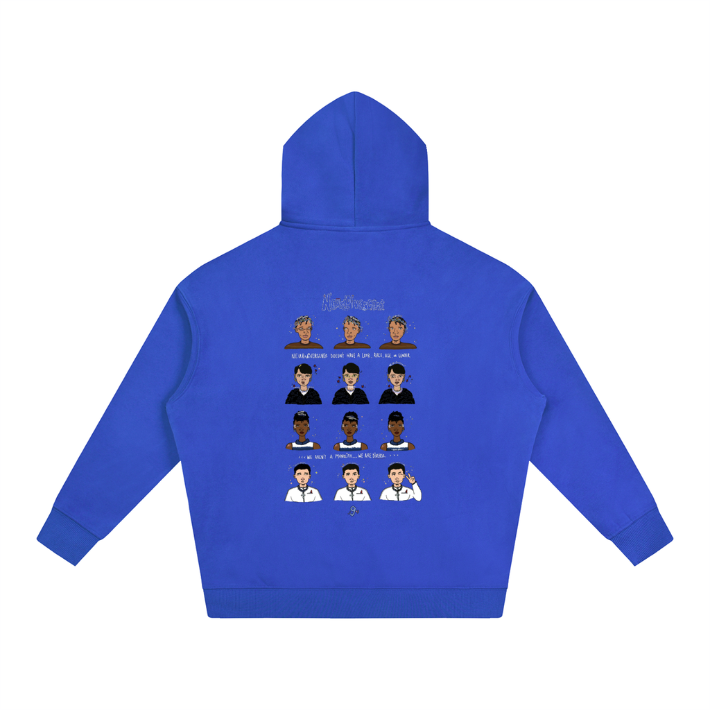 Neurodivergent: Oversized Fleeced Unisex Hoodie