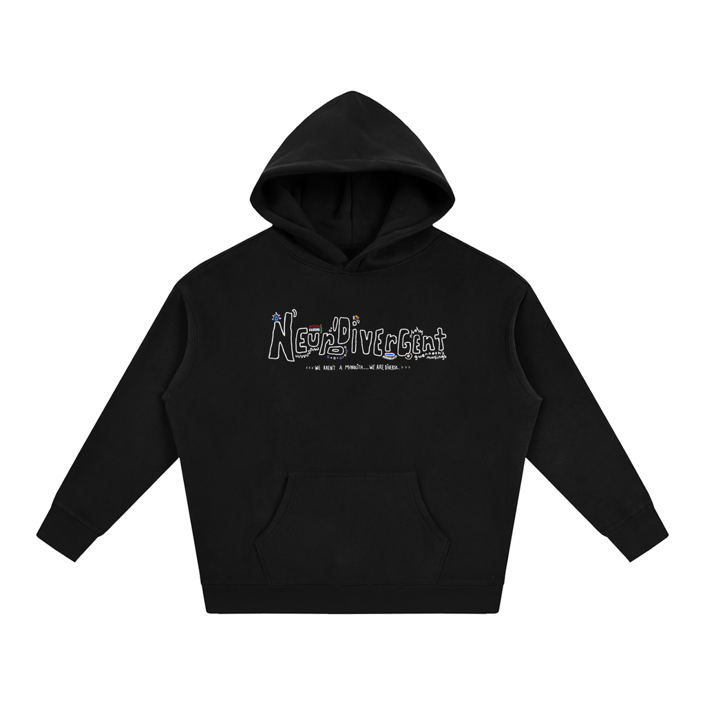 Neurodivergent: Oversized Fleeced Unisex Hoodie