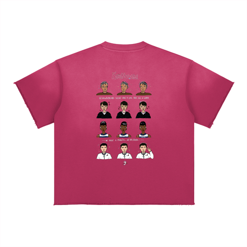 Neurodivergent: Sun Fade Raw Edge T-Shirt