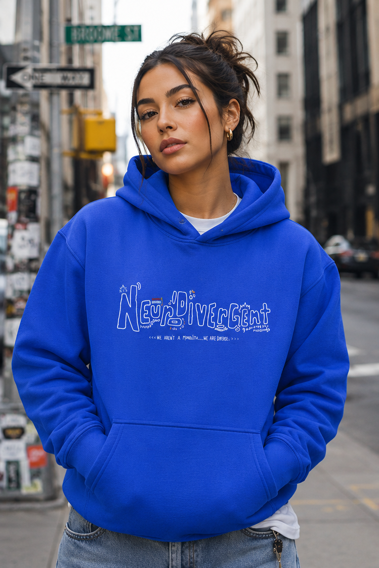 Neurodivergent: Oversized Fleeced Unisex Hoodie
