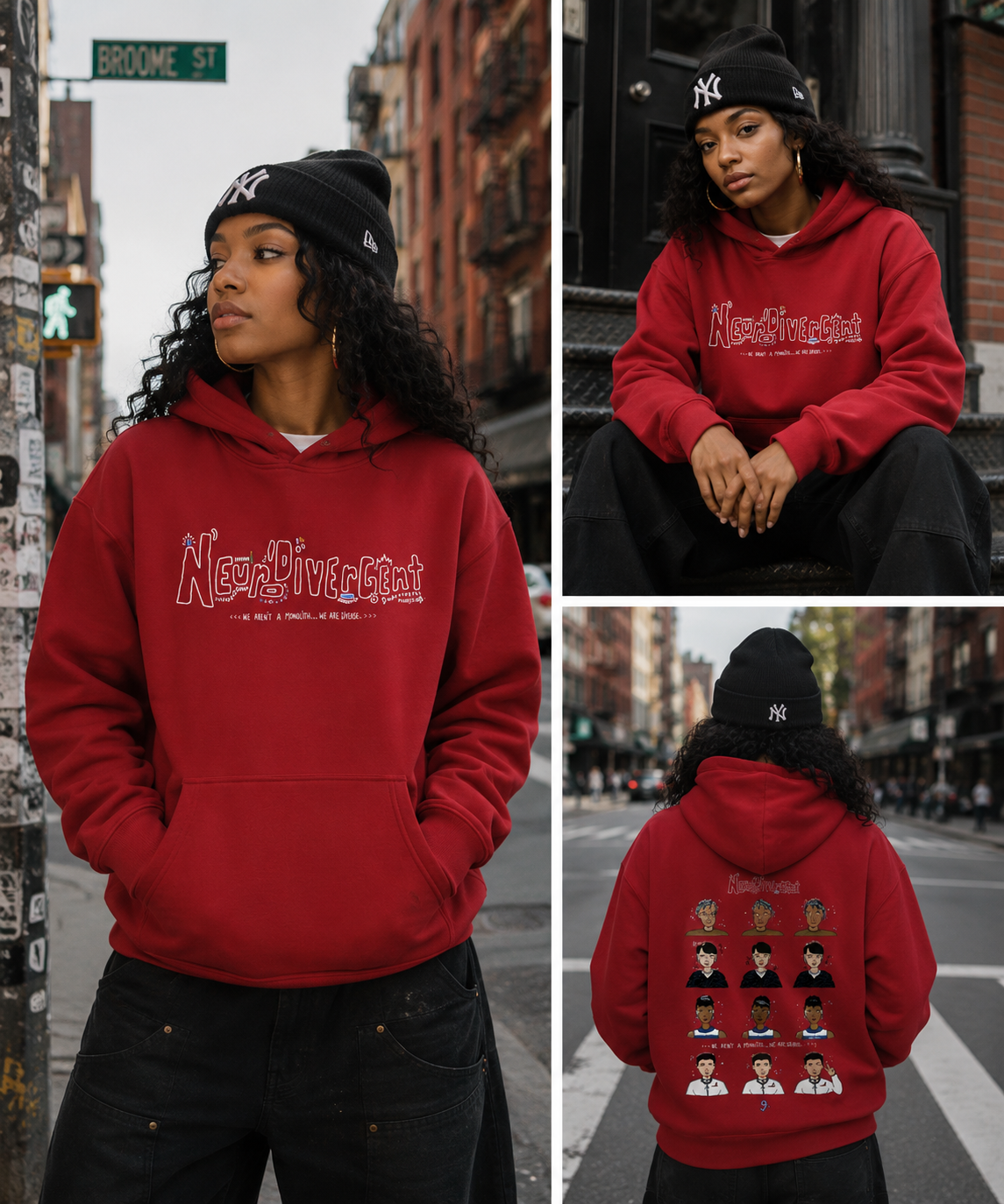 Neurodivergent: Oversized Fleeced Unisex Hoodie