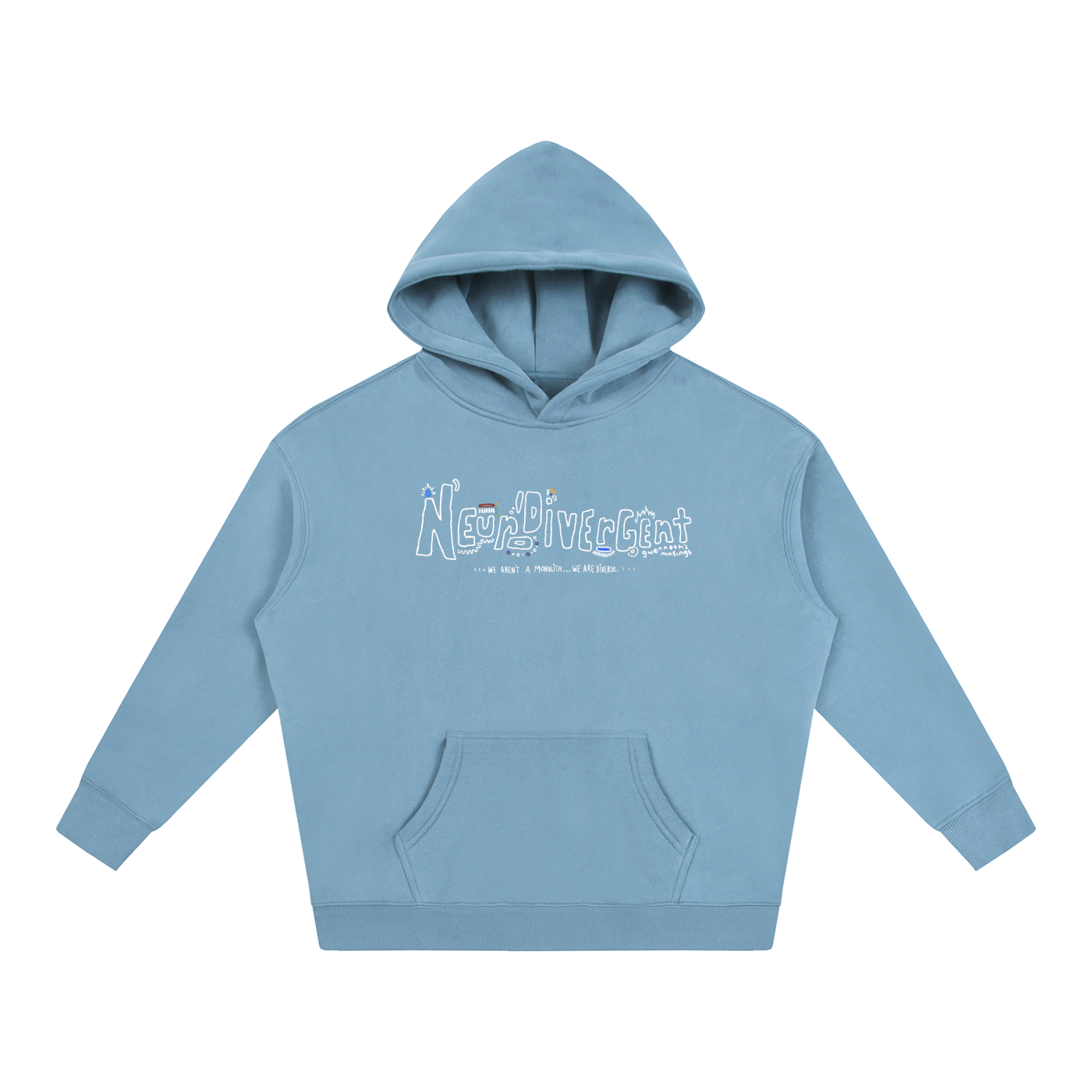 Neurodivergent: Oversized Fleeced Unisex Hoodie