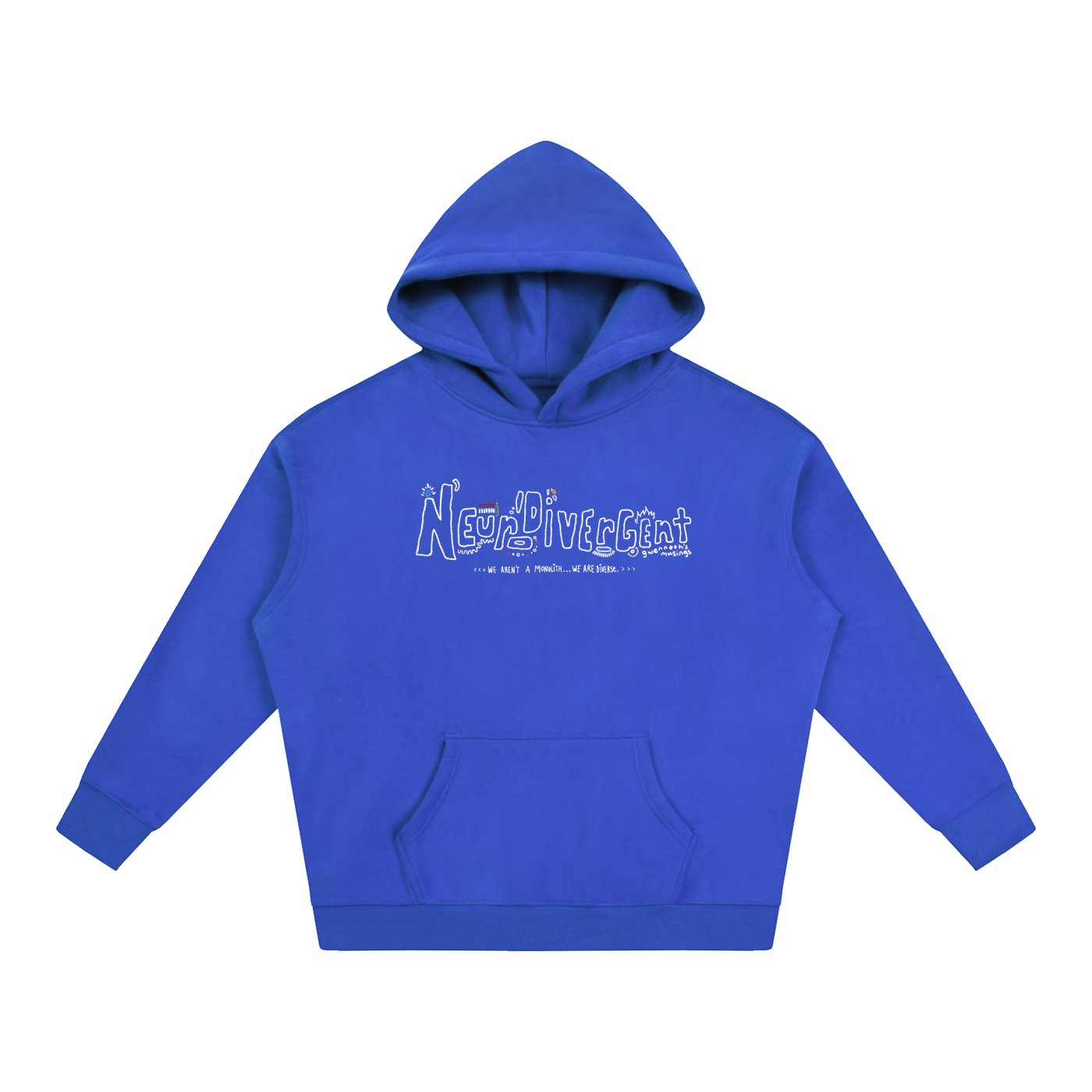 Neurodivergent: Oversized Fleeced Unisex Hoodie